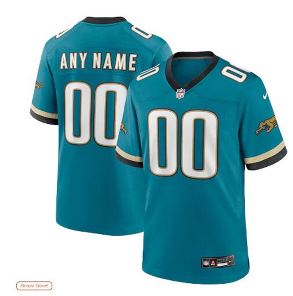 Jacksonville Jaguars Custom Nike Teal Prowler Throwback Vapor F.U.S.E. Limited Jersey