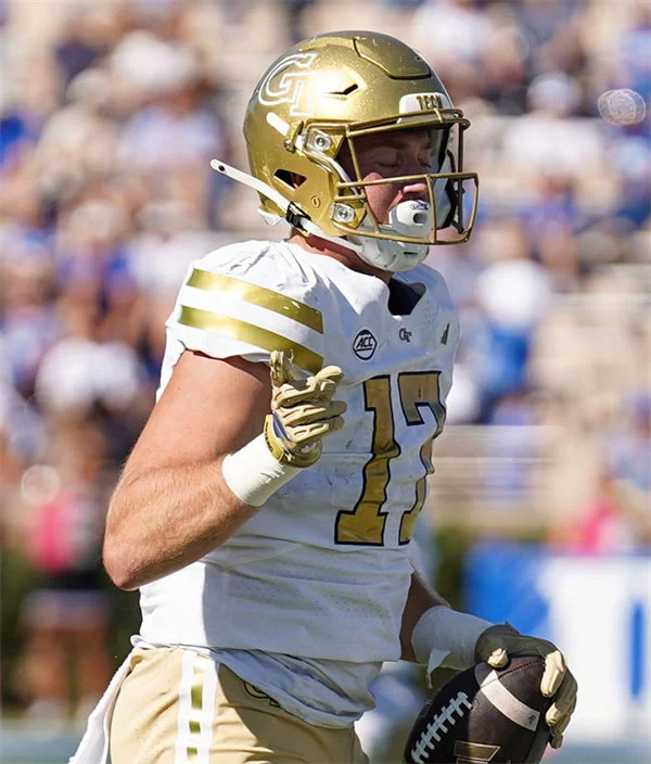 Georgia Tech Yellow Jackets #17 JOSH BEETHAM 2025 White Football Game Jersey