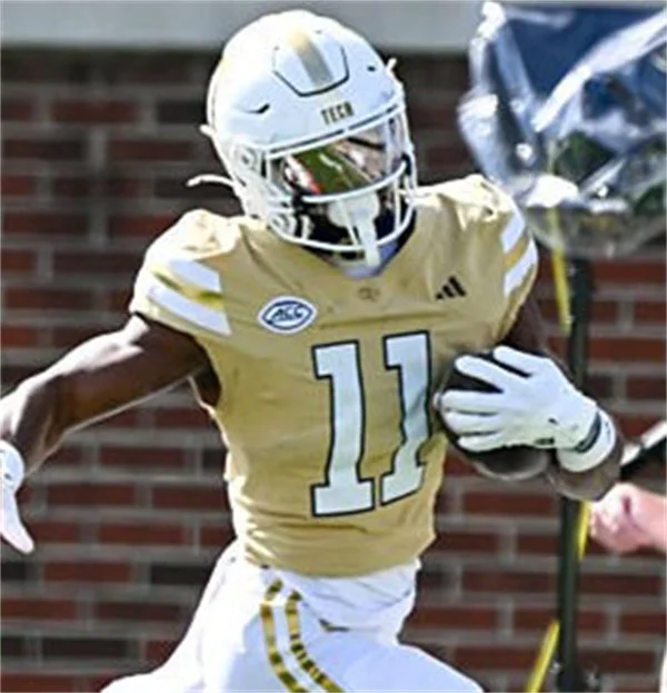 Georgia Tech Yellow Jackets #11 DEAN PATTERSON 2025 Gold Football Game Jersey