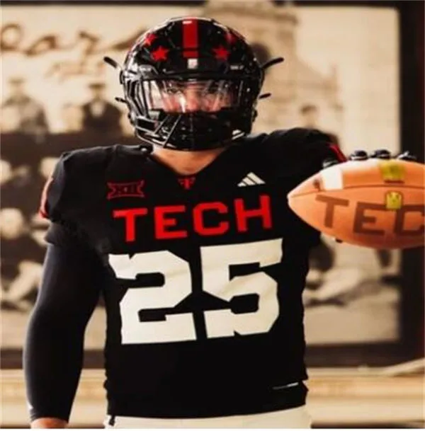 Texas Tech Red Raiders Custom Black 1925 100th Anniversary throwback inspired Jersey