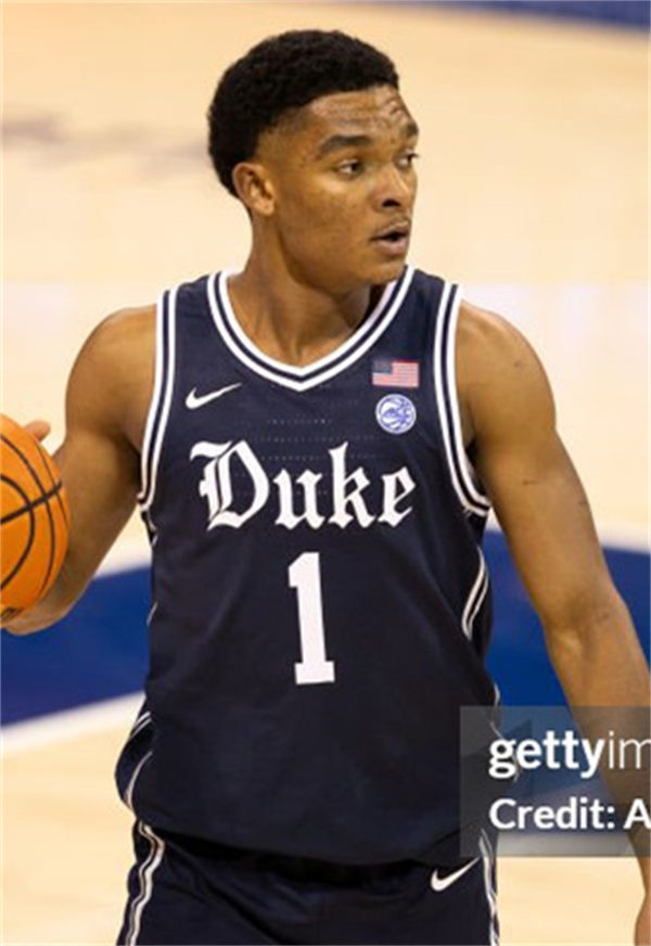 Mens Youth Duke Blue Devils #1 Caleb Foster Navy Brotherhood uniform Jersey