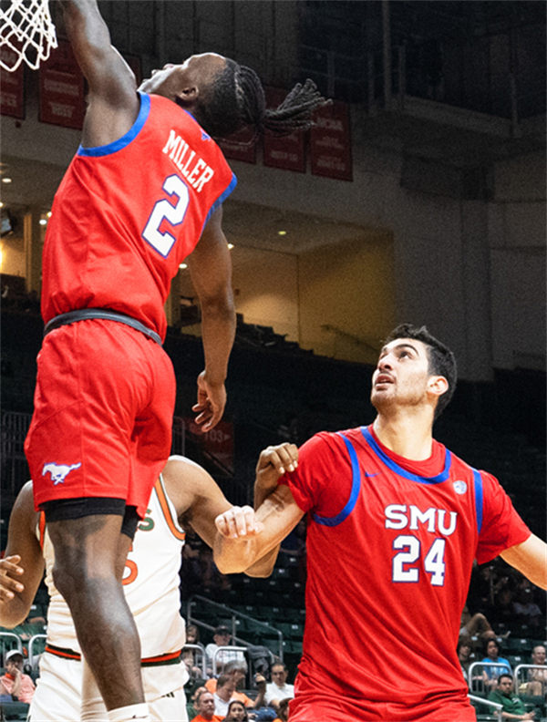 Mens Youth SMU Mustangs Custom Nike 2025 ACC Red Basketball Game Jersey