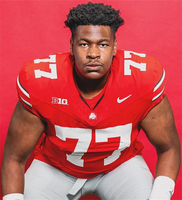 Mens Ohio State Buckeyes #77 Tegra Tshabola F.U.S.E. Limited Scarlet College Football Game Jersey -2