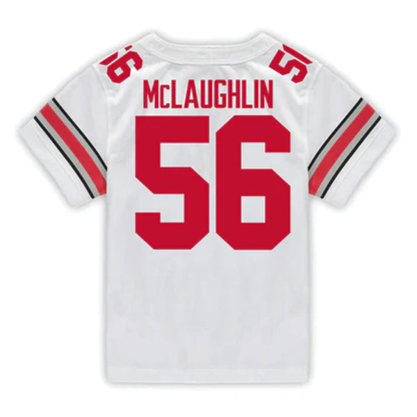 Mens Ohio State Buckeyes #56 Seth McLaughlin White F.U.S.E. Limited College Football Game Jersey(1)