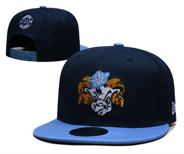 NCAA North Carolina Tar Heels Navy Blue  Legacy True Snapback Cap GS2503202 (2)
