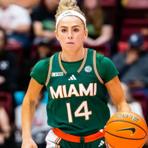 Unisex Miami Hurricanes Custom 2025 Green Alternate Womens Basketball Jersey