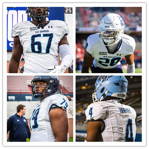 Old Dominion Monarchs Custom 2025 White SBC College Football Jersey