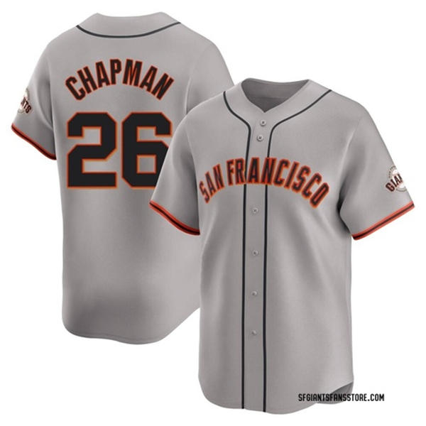 Youth San Francisco Giants #26 Matt Chapman Nike Gray Road Limited Jersey