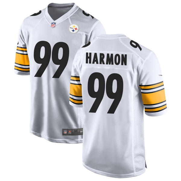 Youth Pittsburgh Steelers #99 Derrick Harmon Nike White Limited Jersey