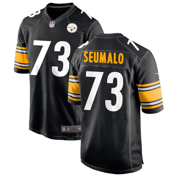 Youth Pittsburgh Steelers #73 Isaac Seumalo Nike Black Limited Jersey