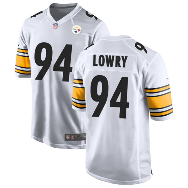 Youth Pittsburgh Steelers #94 Dean Lowry Nike White Limited Jersey