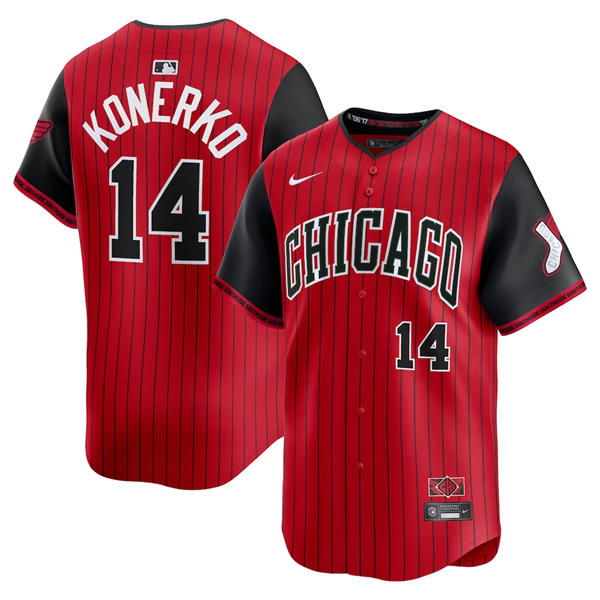 Youth Chicago White Sox Retired Player #14 Paul Konerko 2025 City Connect 2.0 Limited Player Jersey Red Black