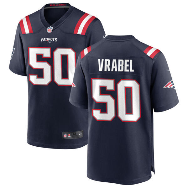 Youth New England Patriots #50 Mike Vrabel Nike Navy Limited Jersey