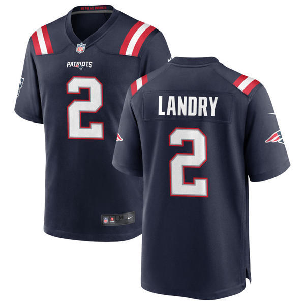Youth New England Patriots #2 Harold LandryNike Navy Limited Jersey