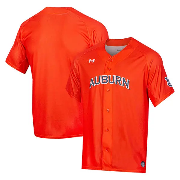 Auburn Tigers Blank Orange Baseball Limited Jersey