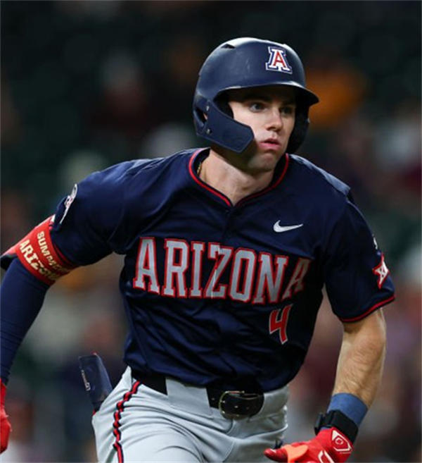 Mens Youth Womens Arizona Wildcats #4 Brendan Summerhill 2025 XII Navy Baseball Game Jersey