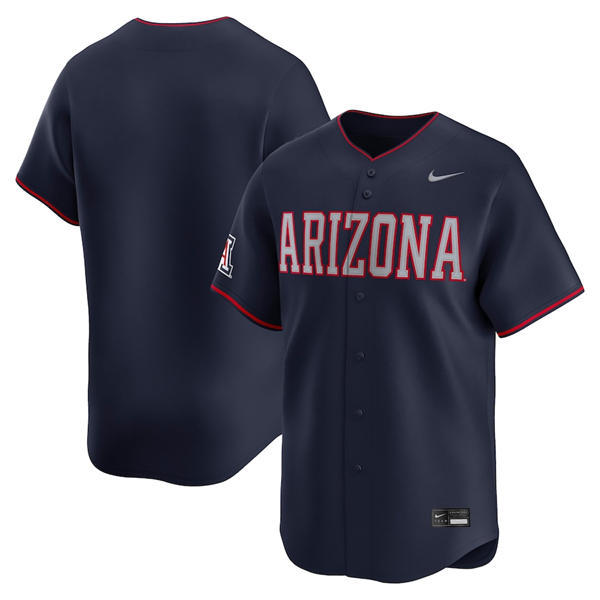Mens Youth Womens Arizona Wildcats Blank 2025 XII Navy Baseball Team Jersey