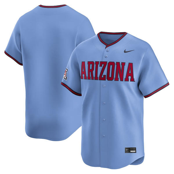Mens Youth Womens Arizona Wildcats Blank 2025 XII Blue Baseball Team Jersey
