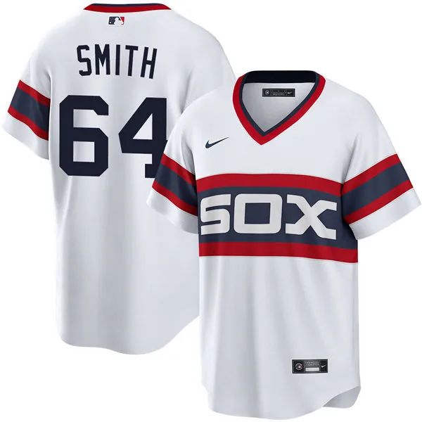 Youth Chicago White Sox #64 Shane Smith Nike White Pullover Cooperstown Collection Jersey