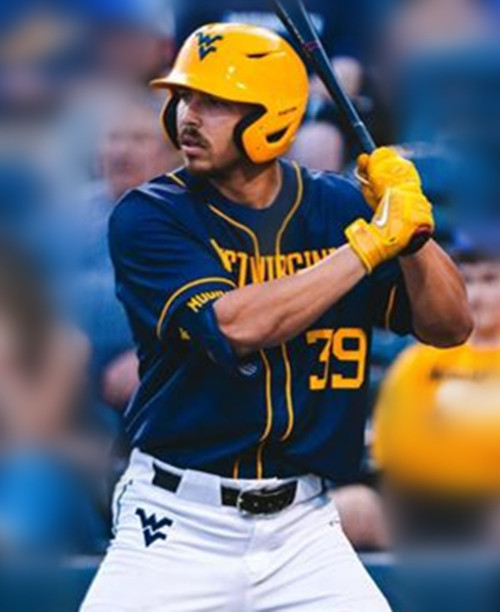 West Virginia Mountaineers #39 Kyle West Navy College Baseball Game Jersey