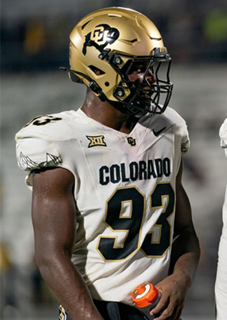 Colorado Buffaloes #93 Samuel Okunlola 2025 White College Football Game Jersey Colorado Buffaloes #93 Samuel Okunlola 2025 White College Football Game Jersey