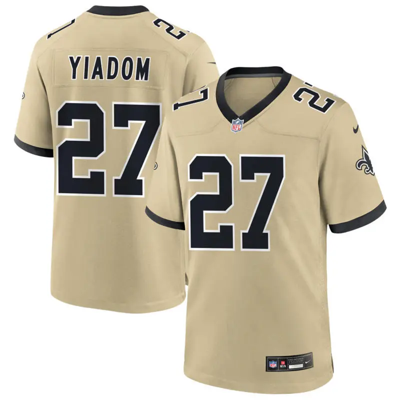 Youth New Orleans Saints #27 Isaac Yiadom Nike Gold Gameday Golds Alternate F.U.S.E. Limited Jersey