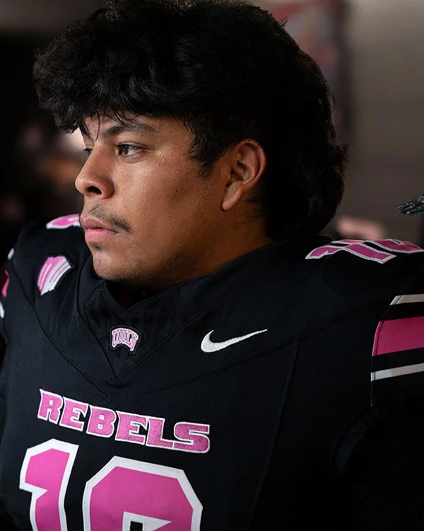 UNLV Runnin' Rebels Custom Nike 2024 Black Pink Football Game Jersey