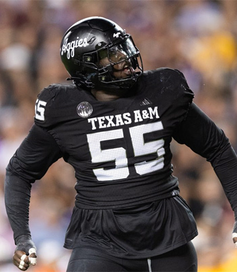 Texas A&M Aggies #55 Ar'maj Reed-Adams Black College Football Game Jersey