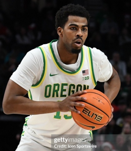 Oregon Ducks Custom 2026 BIG 10 White Oregon  College Basketball Game Jersey