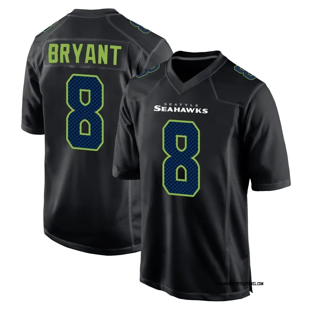 Youth Seattle Seahawks #8 Coby Bryant Nike Black Carbon Fashion Game Jersey