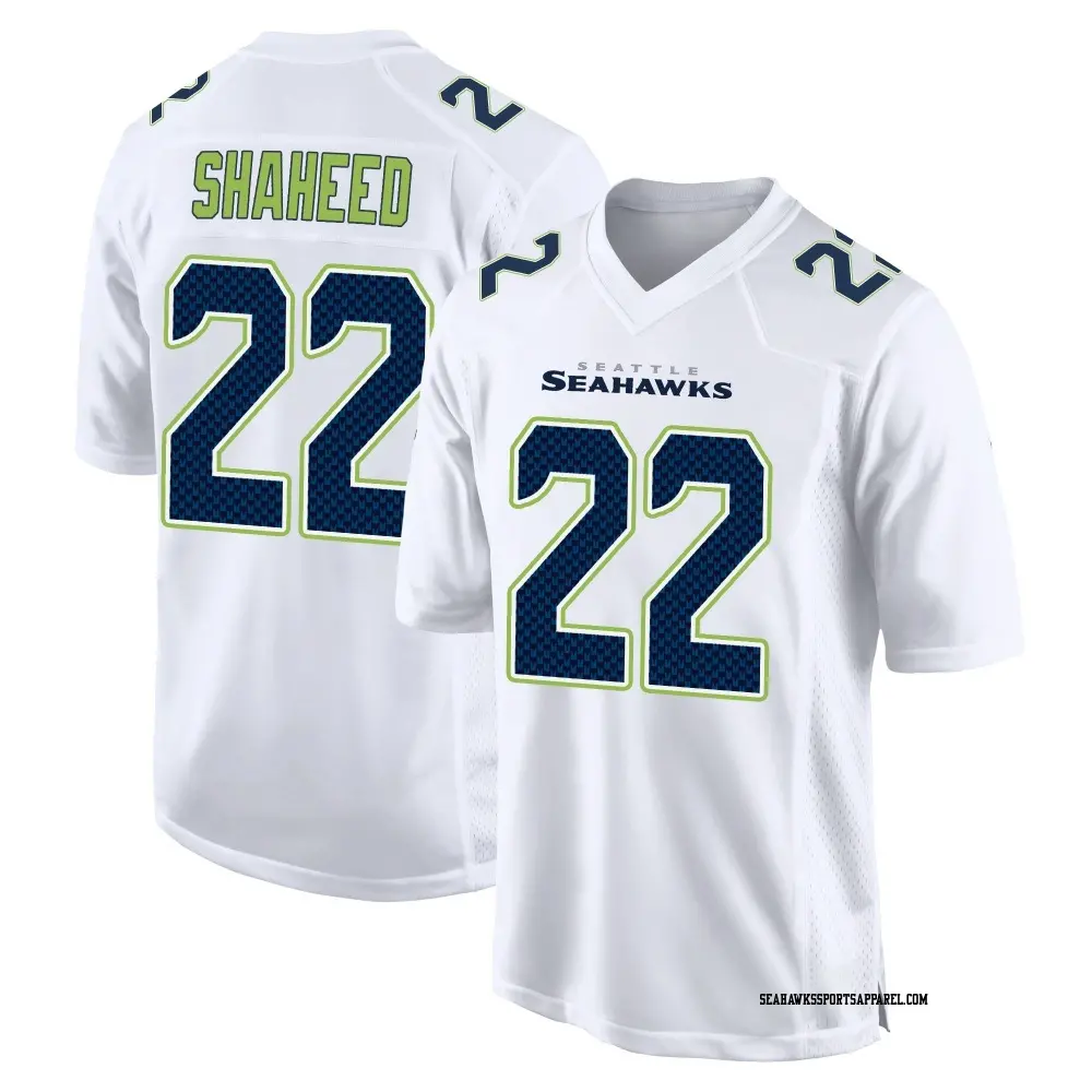 Youth Seattle Seahawks #22 Rashid Shaheed Nike White Tundra Fashion Game Jersey