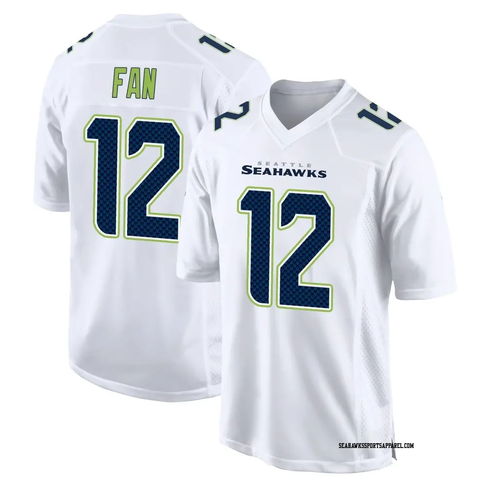 Seattle Seahawks Custom Nike White Tundra Fashion Game Jersey