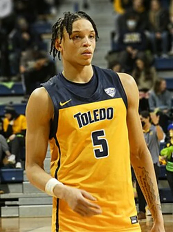 Toledo Rockets Custom 2022 Gold Basketball Game Jersey