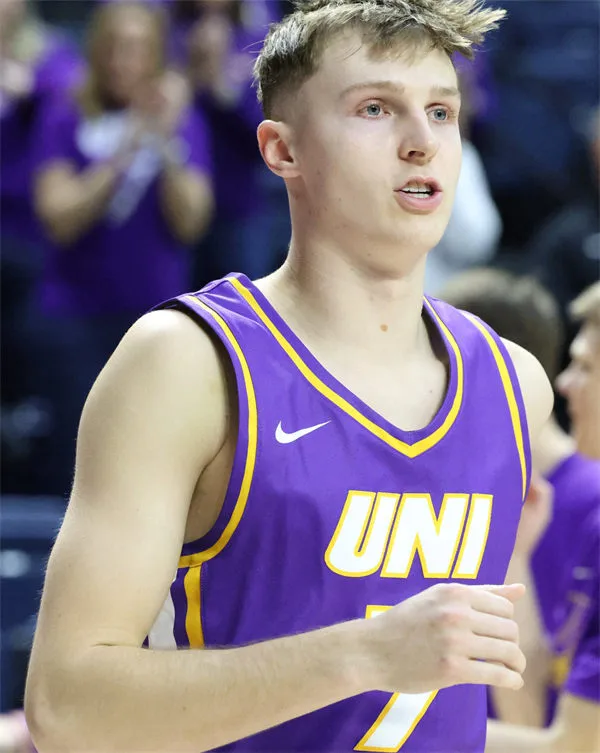 Northern Iowa Panthers Custom 2025 Purple UNI Basketball Game Jersey