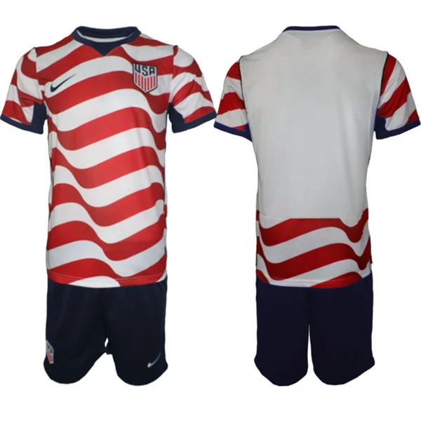 Mens USA National Team Blank White Home 2026 FIFA World Cup Soccer Team Jersey Kit.