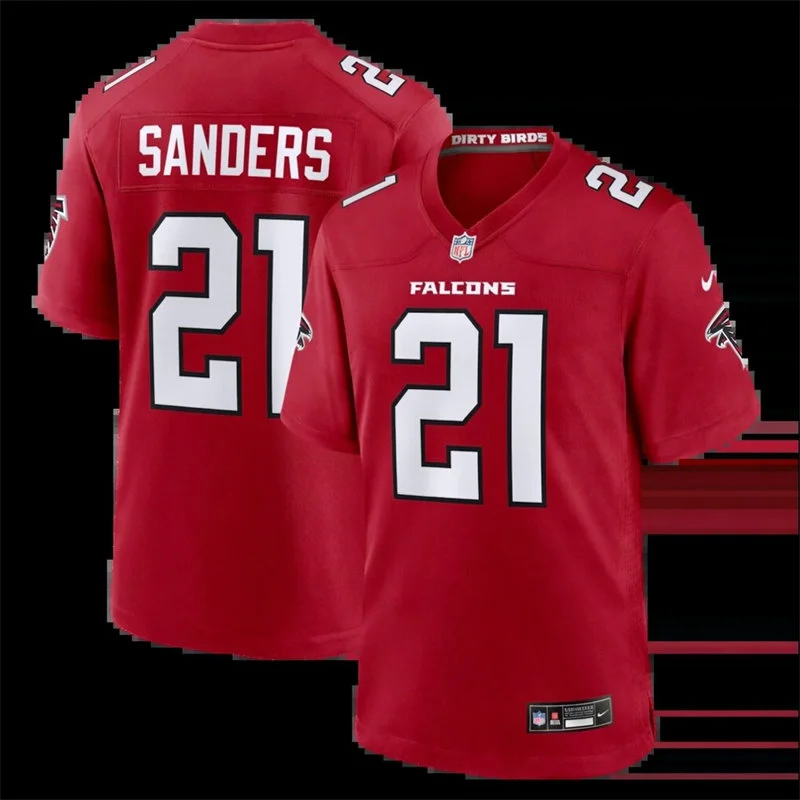 Men's Atlanta Falcons Retired Player #21 Deion Sanders Nike 2026 Red Alternate Vapor F.U.S.E. Limited Jersey 