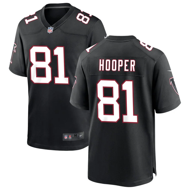 Men's Atlanta Falcons #81 Austin Hooper Nike Black Throwback Vapor F.U.S.E. Limited Jersey