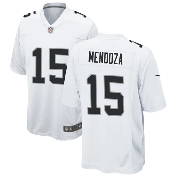 Youth Las Vegas Raiders #15 Fernando Mendoza Nike White Limited Jersey