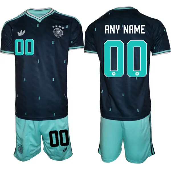 Mens Germany Soccer National Team Navy Away 2026 FIFA World Cup Custom Jersey