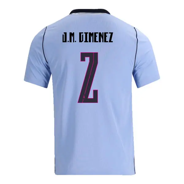 Mens Uruguay National Team #2 Jose Maria Gimenez Orange Home 2026 FIFA World Cup Soccer Jersey