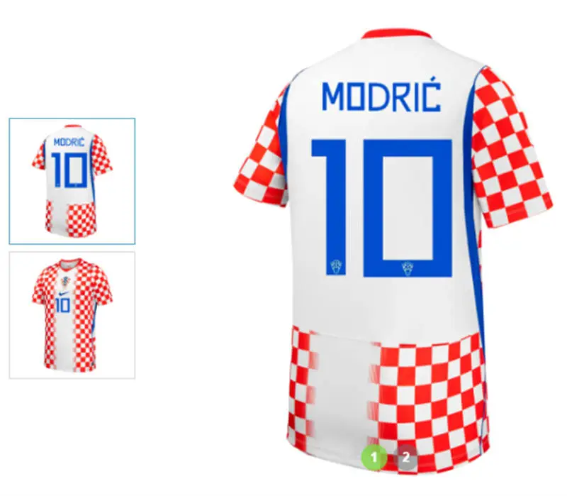 Mens Croatia National Team #10 Luka Modric White Home 2026 FIFA World Cup Soccer Jersey