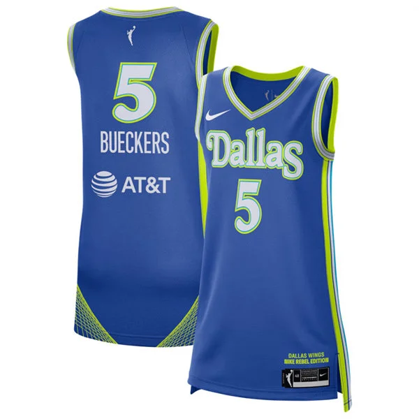 Unisex Dallas Wings #5 Paige Bueckers Nike Blue Victory Jersey - Rebel Edition