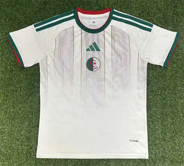 Mens Algeria Soccer Blank White Home 2026 FIFA World Cup Team Jersey
