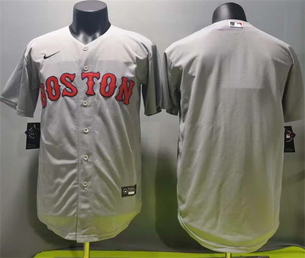 Mens Boston Red Sox Bank Nike Road Gray Limted Team Jersey