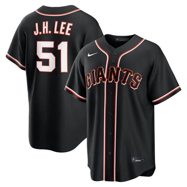 Mens San Francisco Giants #51 Jung-hoo Lee 2026 Blackout Fashion Limited Jersey
