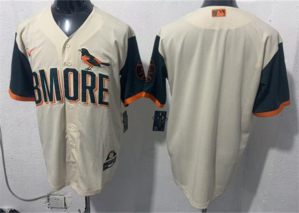 Youth Baltimore Orioles Blank Nike Cream City Connect 2.0 Limited Jersey