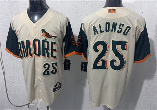 Youth Baltimore Orioles #25 Pete Alonso Nike Cream City Connect 2.0 Limited Jersey