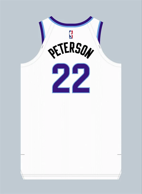 Mens Utah Jazz #22 Darryn Peterson Nike 2026 White Association Edition Swingman Jersey