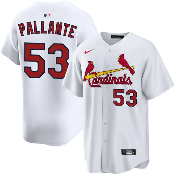 Men's St. Louis Cardinals #53 Andre Pallante Nike White Home Limited Jersey