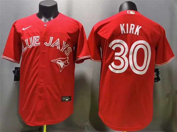Mens Toronto Blue Jays #30 Alejandro Kirk Nike Red Alternate Limited Jersey